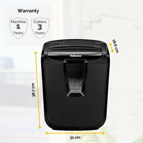 Distruggidocumenti uso personale LX25 - P-4 - 11,5 L - taglio a frammenti 4x37 mm Fellowes Powershred® nero - 4170501